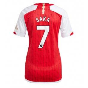 Arsenal Bukayo Saka #7 Replica Home Stadium Shirt for Women 2023-24 Short Sleeve